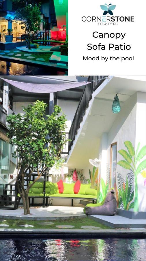 بيت شباب Cornerstone Bali Coworking تْشانغو المظهر الخارجي الصورة